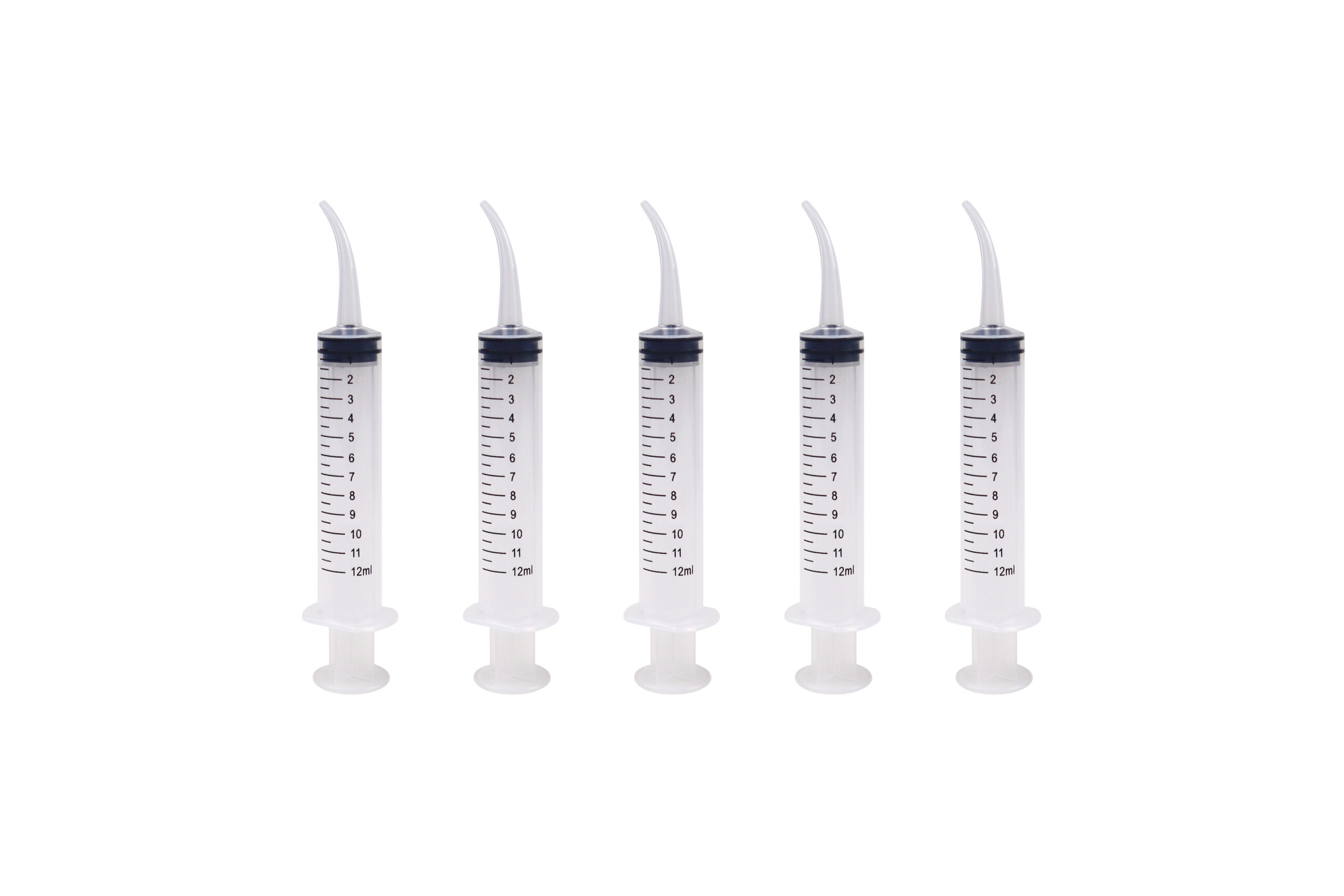 Disposable Curved Tip Syringe